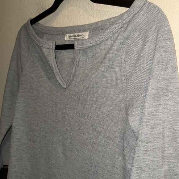 Free People‎ We The Free Cozy Craft Cuff Heather Grey Combo Long Sleeve Medium - Picture 7 of 8